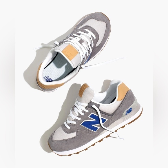 New Balance Leather 574 Core Sneakers New With Box - Picture 3 of 7